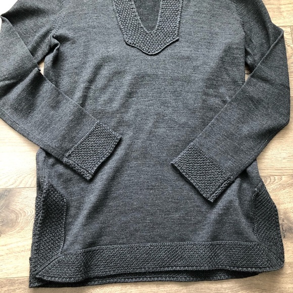 Tory Burch Merino Wool Tunic Sweater Sz S - Picture 5 of 7